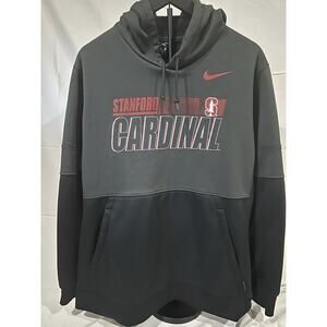 Nike Stanford Cardinal Men's Hoodie Pullover Gray XL Dri-Fit